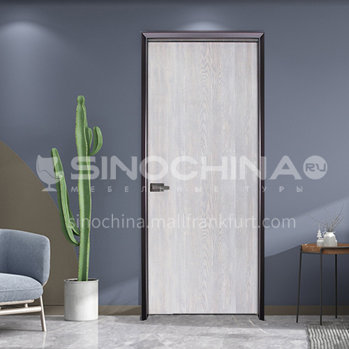 Fashionable simple wear-resistant ecological board mute aluminum wooden door